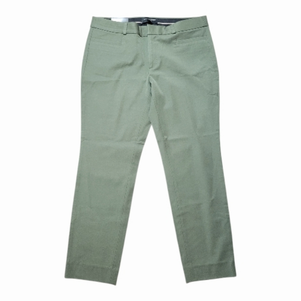 NWT Banana Republic Sloan Pants Army Green Mid Rise Slim Ankle Career Casual 8P